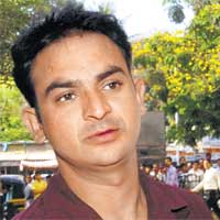 Constable Ravindra Patil when he was on duty