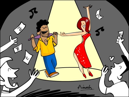 Item numbers influence a segment of the audience the most who are far from being discerning. Cartoon by Avinash Patil item number 3