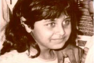 Rani, when she was five years old.