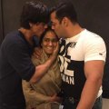 When Shahrukh and Salman gave their blessings to their sister, Arpita, just before her wedding