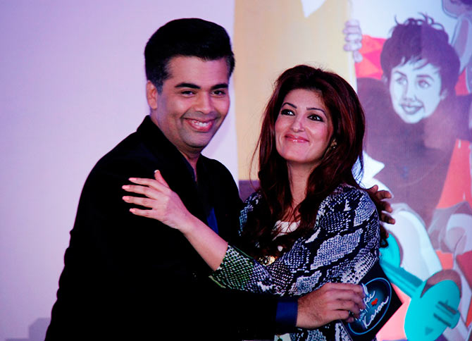 Twinkle Khanna Karan Johar