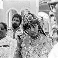 Hema on the sets of Razia Sultan 1