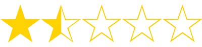 One and half stars