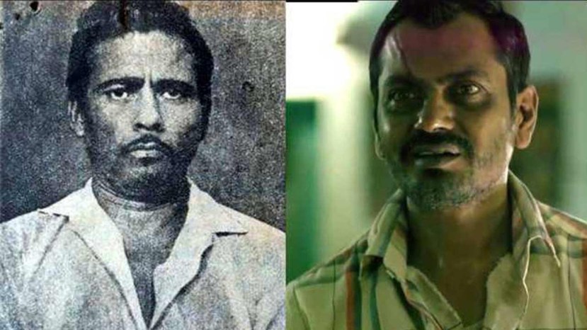 Nawazuddin Siddiqui plays the real-life serial killer Raman Raghav (left)