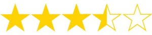 three and half stars