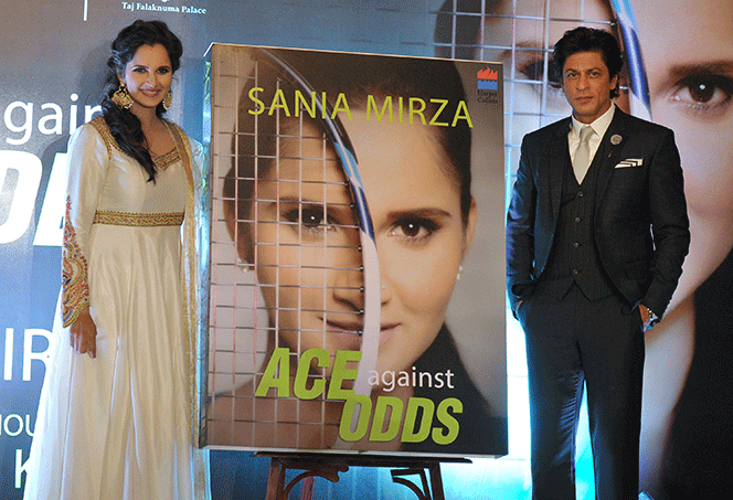 Shah Rukh Khan at the book launch of Sania Mirza's autobiography. Picture used for representation only. It has no connection with the article. Courtesy: www.emirates247.com